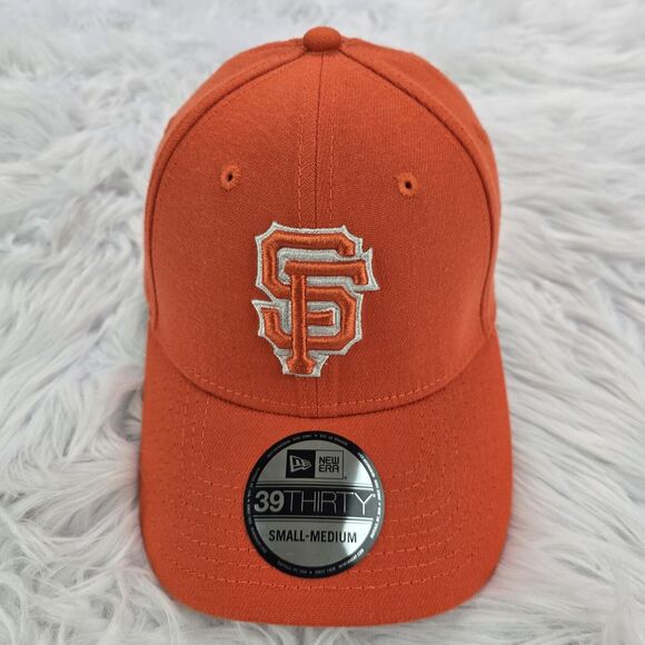 New Era 39Thirty Hat San Francisco Giants City Connect Orange Fitted Cap Sm/Med - Picture 6 of 7